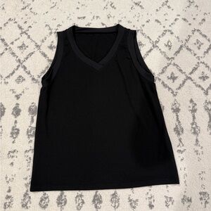 Elegant Black V-Neck Tank Top